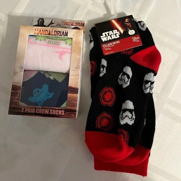 THE Mandalorian and Star Wars socks - Picture 1 of 7